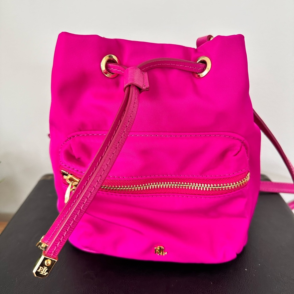 Ralph Lauren Hot Pink Crossbody Purse